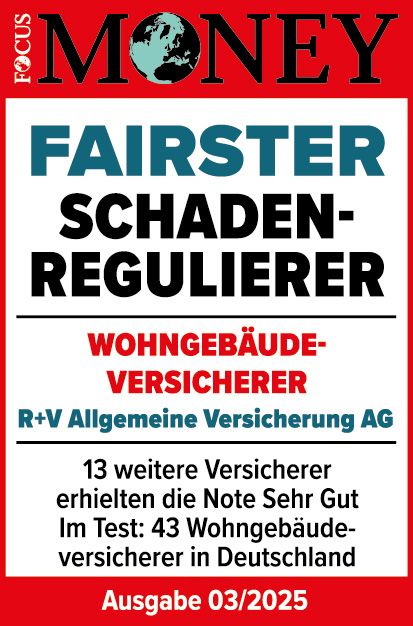 R+V Privat Wohngebäude Versicherung Auszeichnung | Volksbank Emmerich-Rees eG